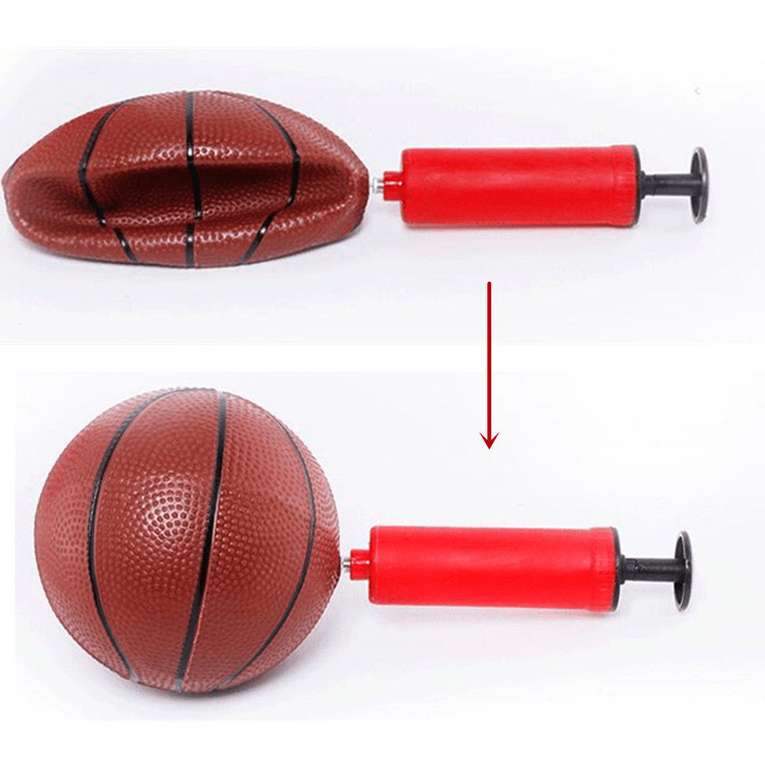 49-150Cm Adjustable Basketball Hoop Stand Basketball Backboard Mount Kids Toys Game with Basketball Air Pump