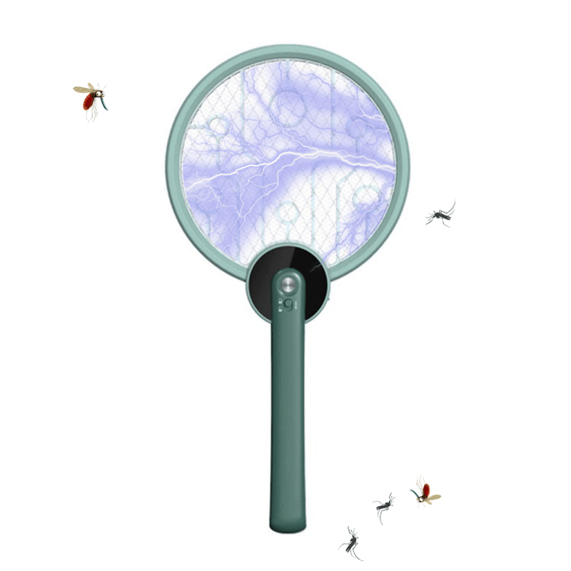 2 in 1 1000Mah Electric Insect Repellent Racket USB Rechargeable Mosquito Dispeller Electric Fly Bug Wasp Bat