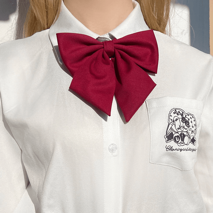 Department Female Student Sailors Wear Uniform Collegiate Bow