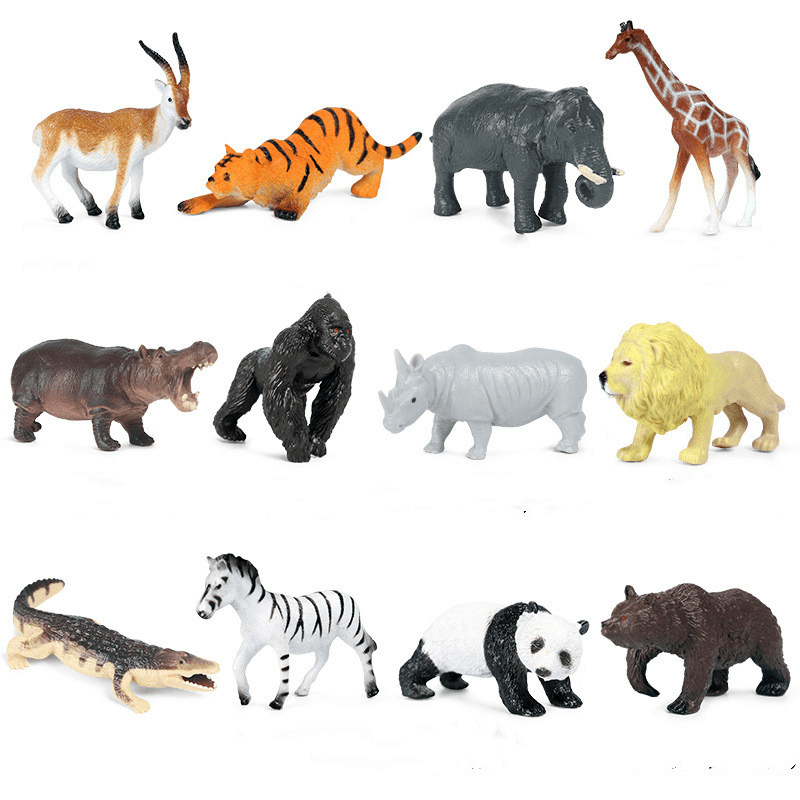 Simulation Wild Animal Model Toy Mini Animal