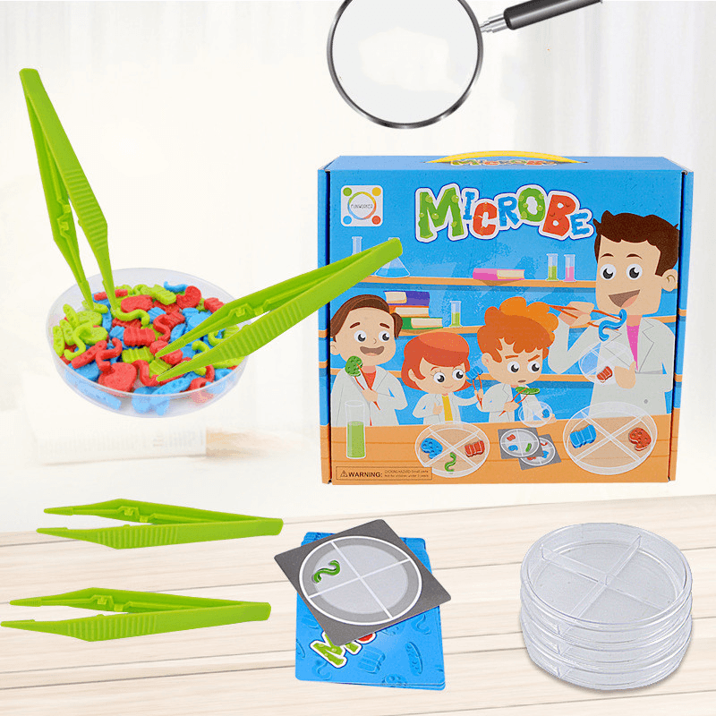 Crazy Scientist Bacteria Microbe Cultivation Experiment Parent-Child Interactive Table Game