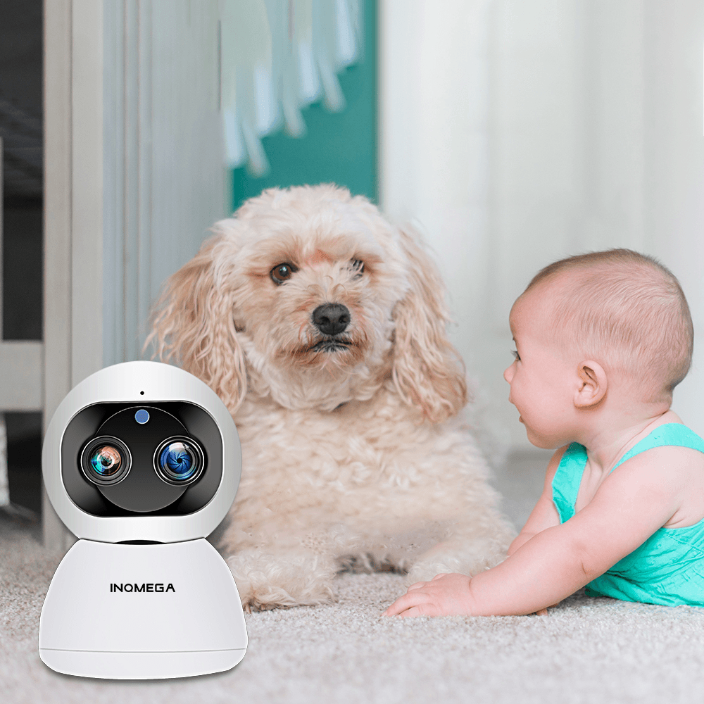 [Dual Lens] INQMEGA Cloud 1080P 2MP Dual-Lens PT 360¬∞ Wireless IP Camera Wifi Auto Tracking Indoor Home Security Surveillance CCTV Network Baby Monitors