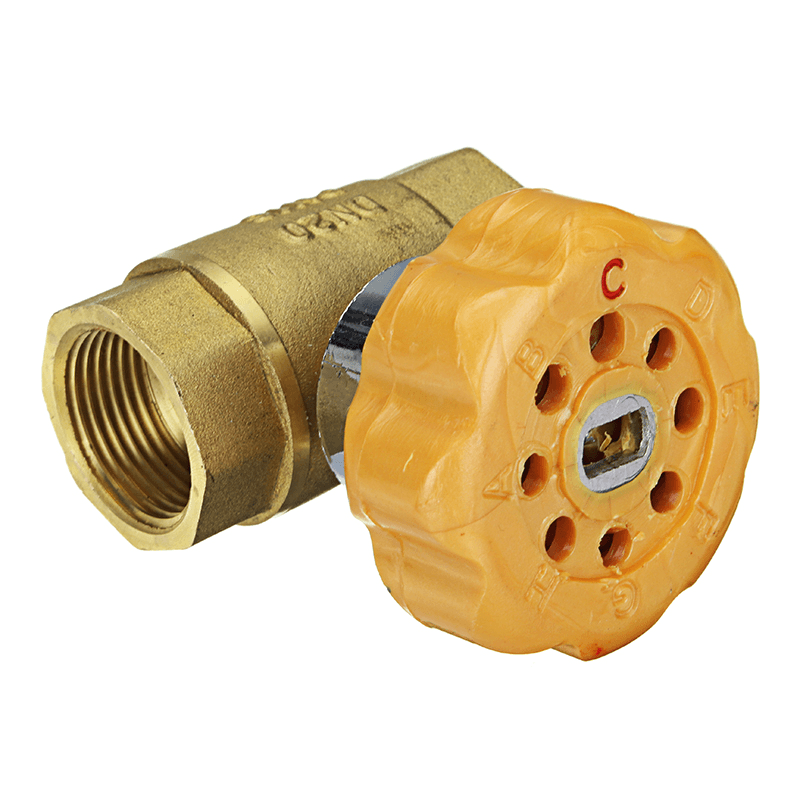 TMOK DN20 DN25 DN32 Magnetic Anti-Theft Brass Ball Valves with Key Valve for Heating Installation