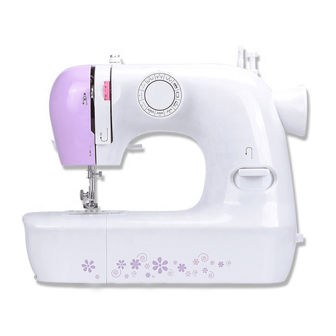 Mini Desktop Portable Electric Sewing Machine 12 Stitches Household DIY Clothes