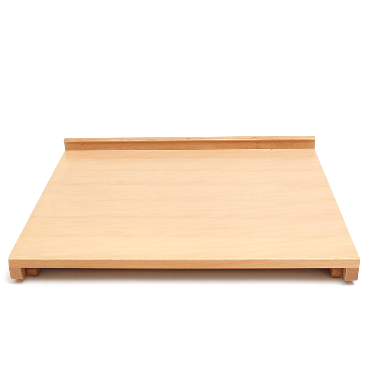 Adjustable Beech Wood Drawing Storage Board Fold Flat Sketching Crafted with Elastic Band