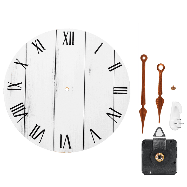 11 Inch DIY Wooden Wall Clock Diameter 28CM round Room Home Bar Office Decor