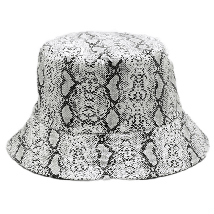 Snake Print Fisherman Hat Men and Women Street