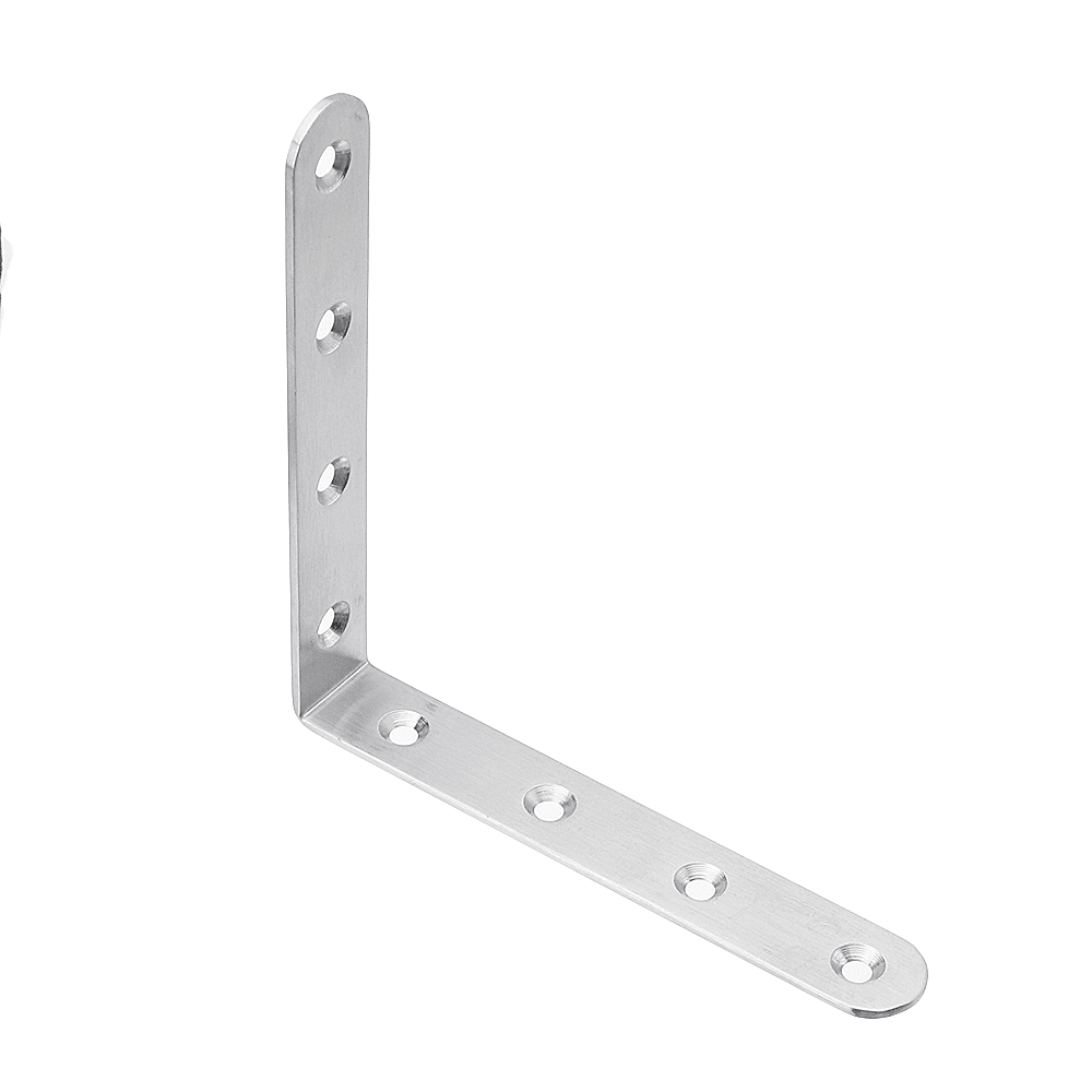 Stainless Steel Corner Braces Joint Code L Shaped Right Angle Bracket Shelf Support for Furniture