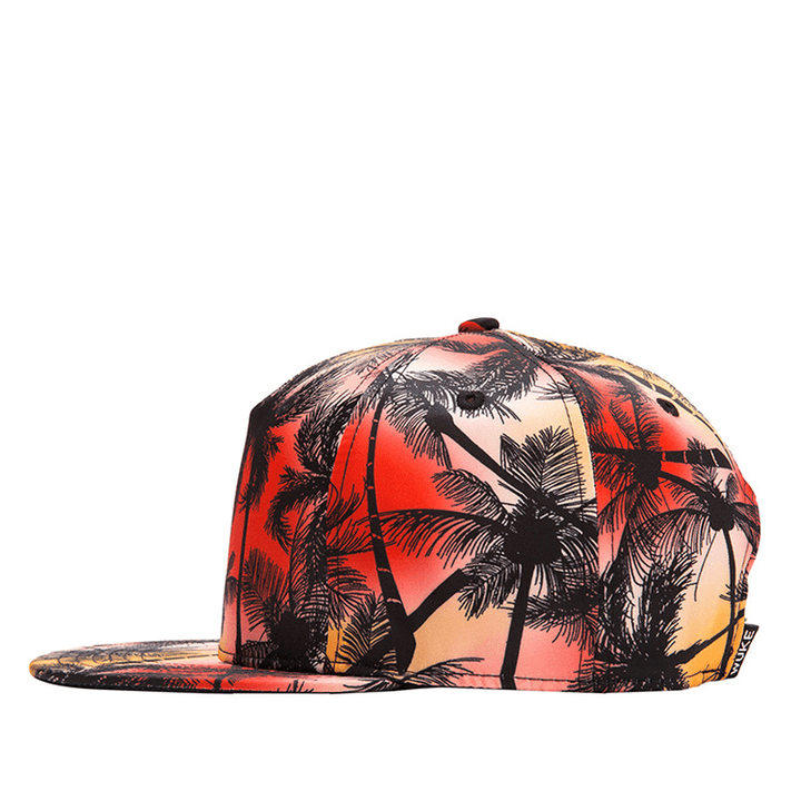 Tropical Wind Coconut Flat Hat Leaf Hip Hop Hat Baseball Cap