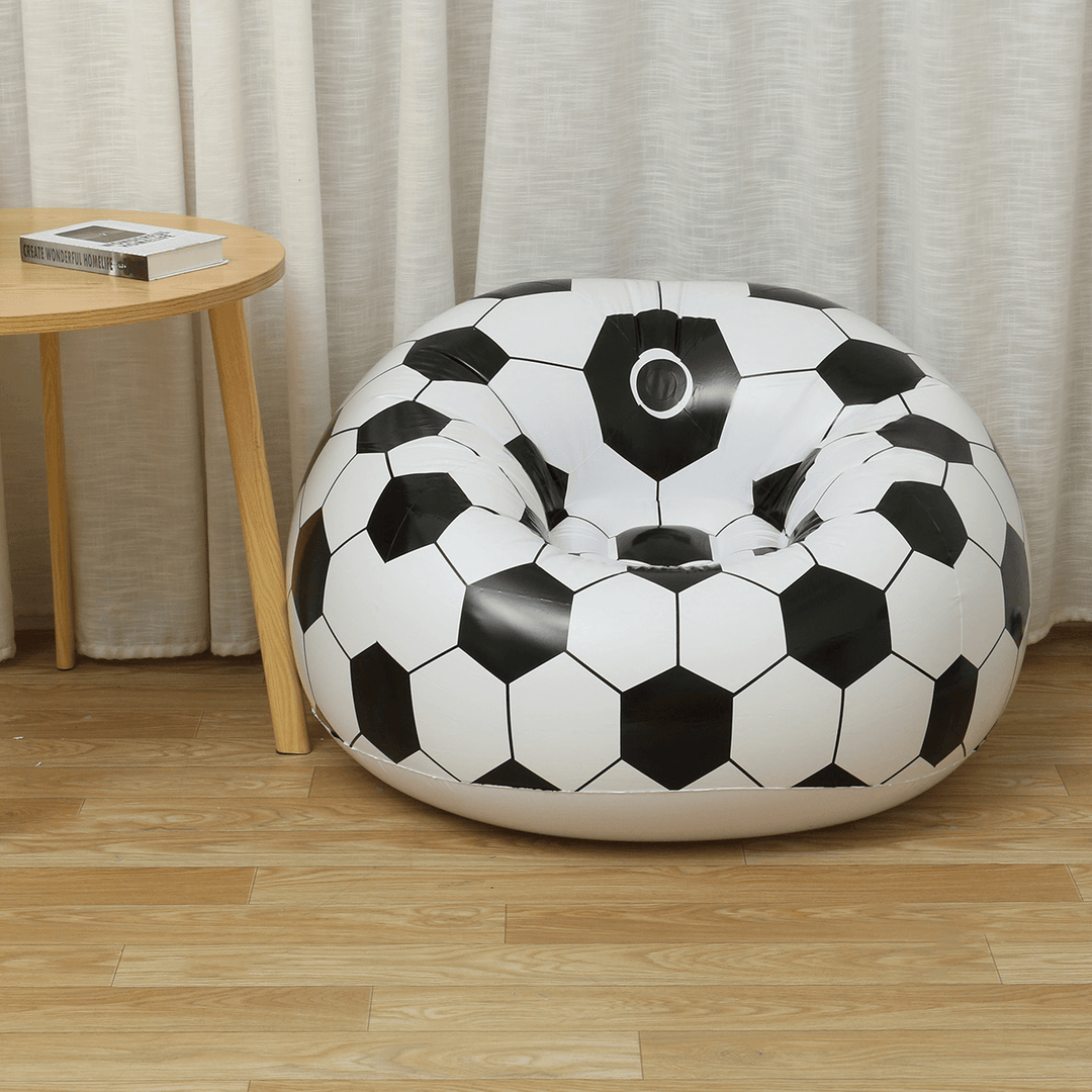 Comfortable Lazy Sofas Basketball Football Inflatable Sofa Chair Gaming Lounger Bean Bag Home Travel Tatami Living Room