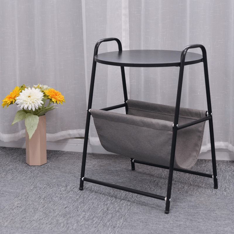 Simple End Side Tables Sofa Wrought Iron Small round Couch Corner Table