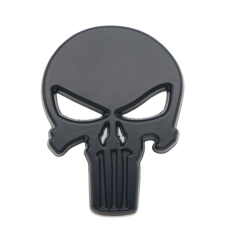 Skull Car Sticker Metal Modified Body Sticker