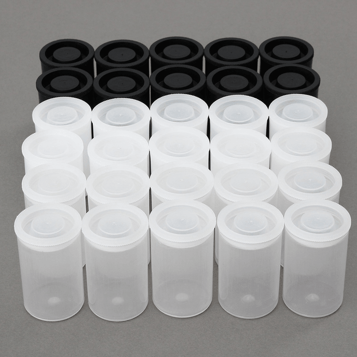 10Pcs Empty Plastic Can Paint Box Film Container Sample Cream Balm Jar Mini Cosmetic Storage Bottles Containers Pot Nail Arts 32X54Mm