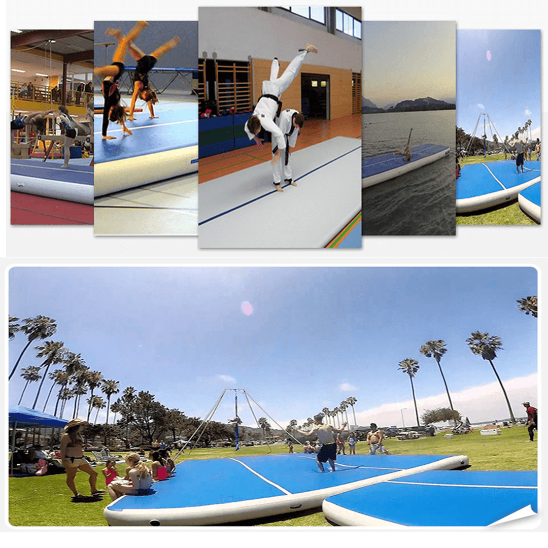 196X39X3.93Inch Airtrack Gymnastics Mat Inflatable GYM Air Track Mat Practice Training Tumbling Pad