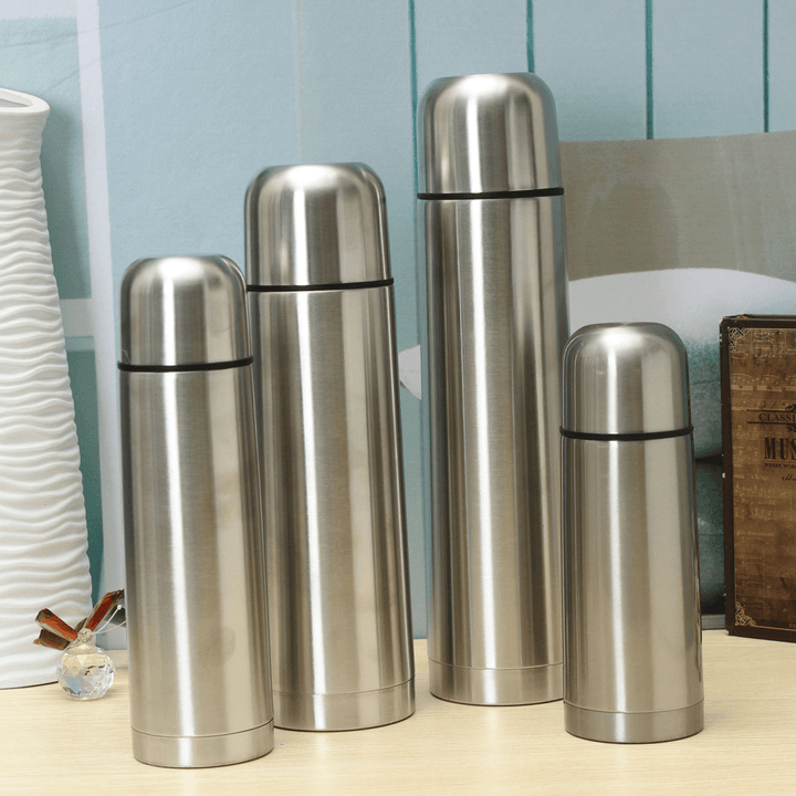 350/500/750/1000Ml Stainless Vacuum Cup Bottle Maintain Warm Travel Home Storage Warm Water Bottle