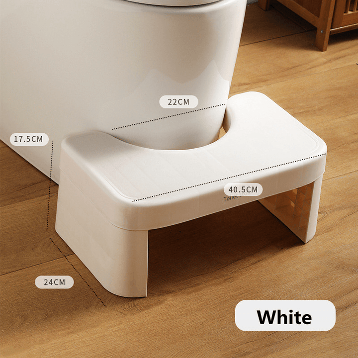 Creative Toilet Stool 35¬∞ Assist Defecation Stable and Antiskid Strong Bearing Curve Fitting