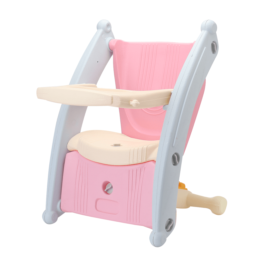 3-In-1 Baby Chair with Lights Music Multifunctional Rocking Chair Dining Chair Rocking Horse Stable Plastic Children'S Toys Gifts