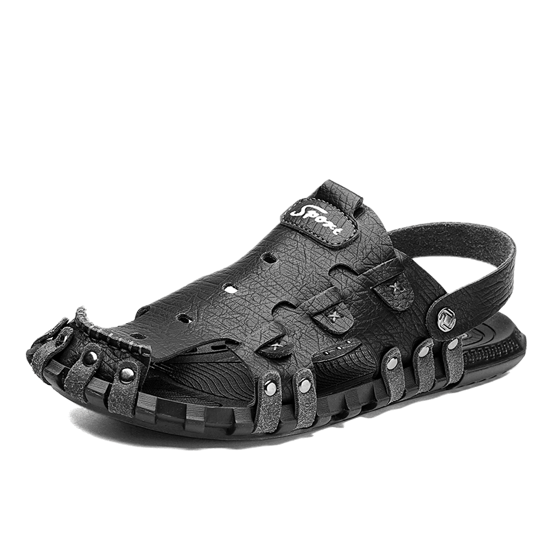 Men Microfiber Two-Ways Lightweight Slip Resistant Casual Sandals