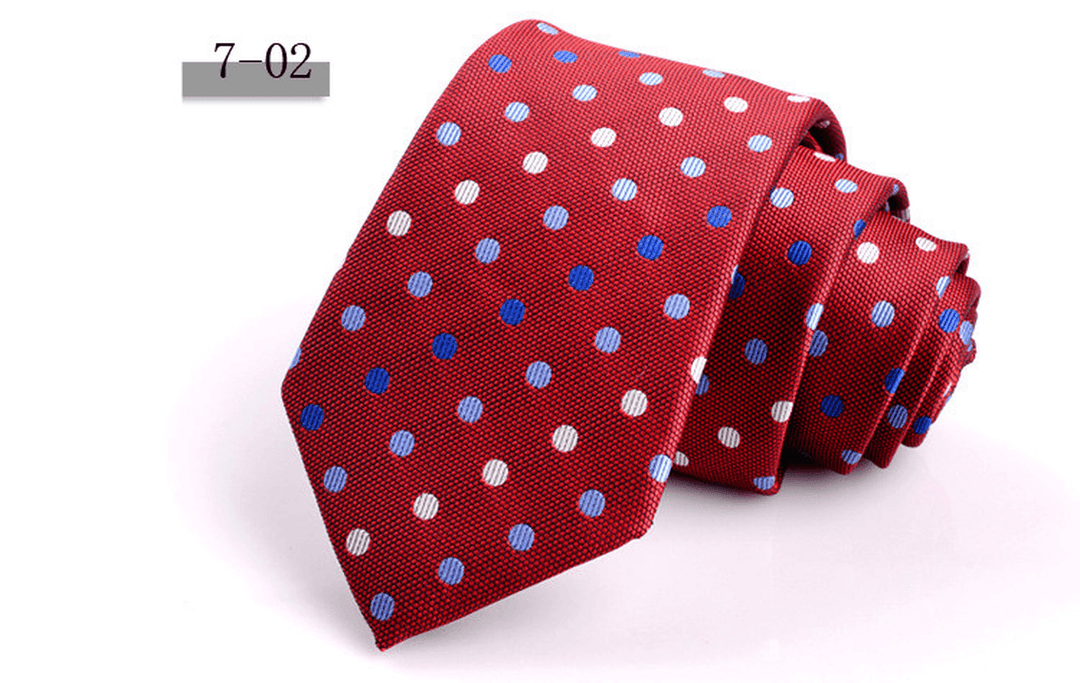 New Men'S 7Cm Striped Business Formal Tie