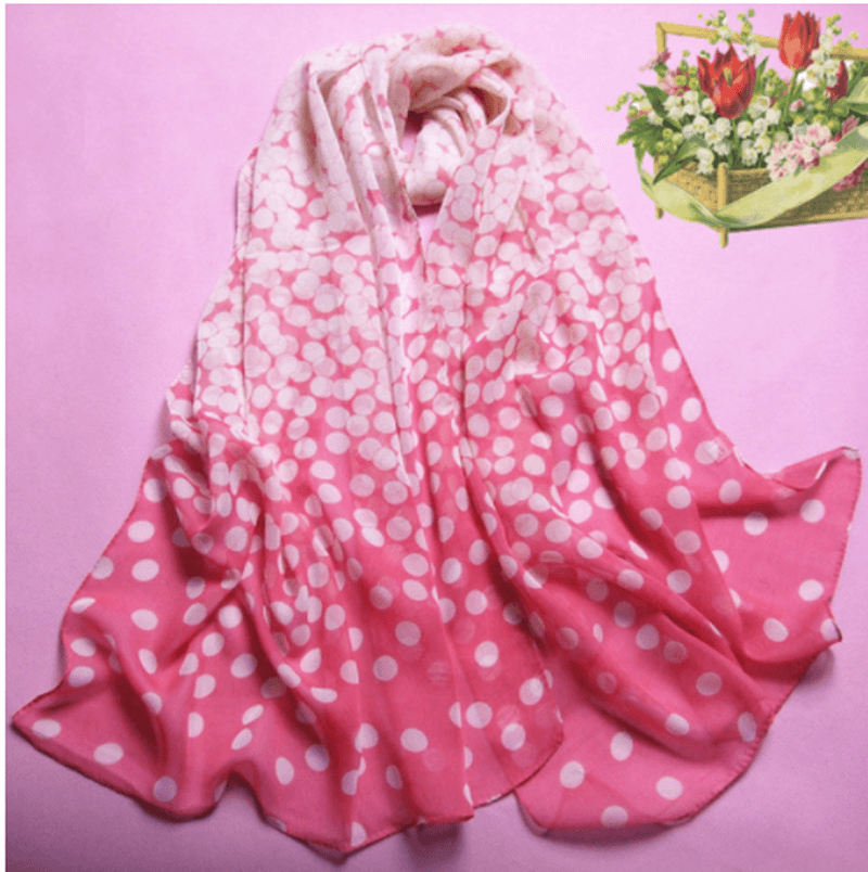 Ladies Chiffon Scarf Water Freezing Point