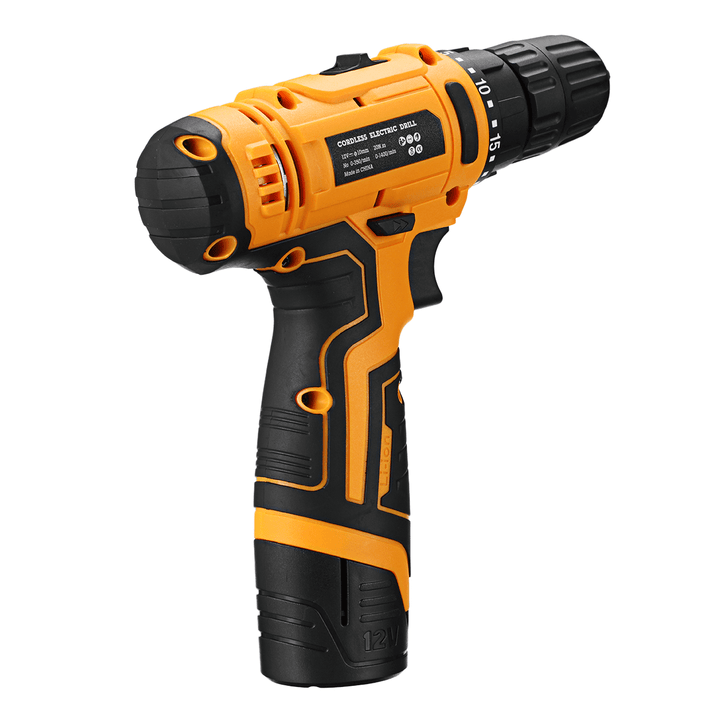 Hilda 12V Electric Drill Lithium Battery Hand Drill Driver Cordless Screw Driver Tool EU Plug