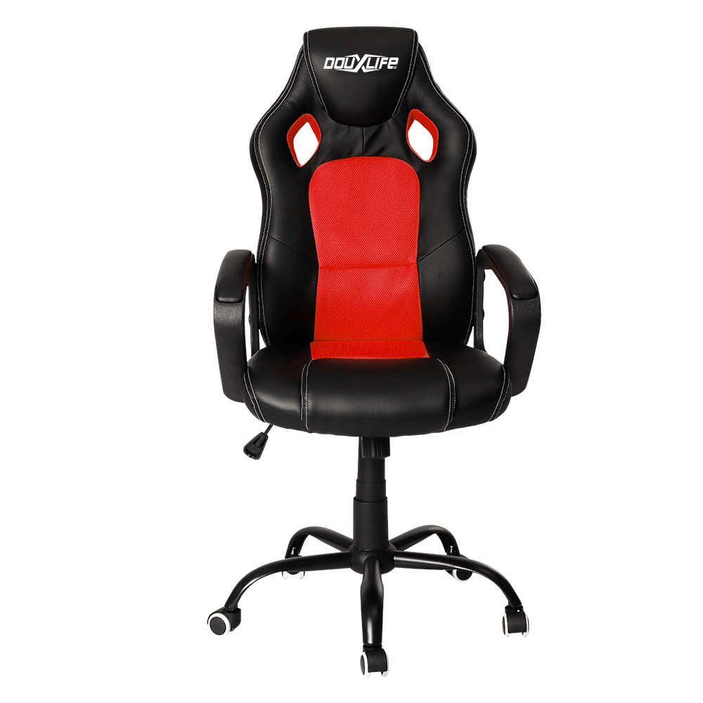 Douxlife¬Æ Classic GC-CL01 Gaming Chair Flexible Rocking Design with PU Material High Breathability Mesh Widened Seat for Home Office