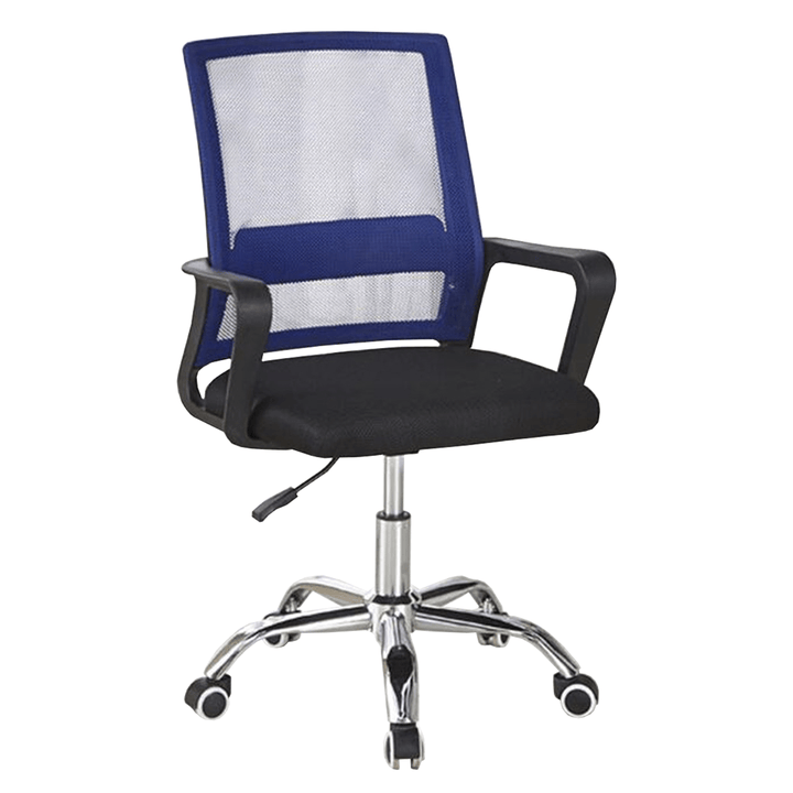 Office Mesh Chair Ergonomic Swivel Mid-Back Computer Desk Seat Metal Base Adjustable Lifting Chair Home Office Furniture - MRSLM