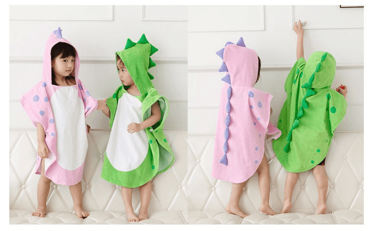 Infant Cotton Absorbent and Breathable Cartoon Bathrobe