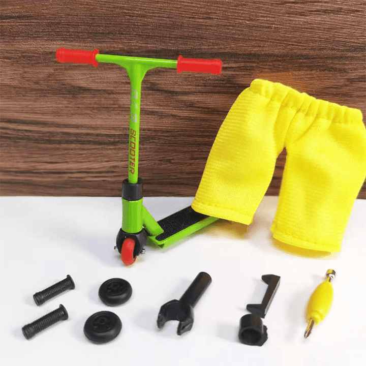 Mini Alloy Finger Scooter Pants Spare Wheel Set