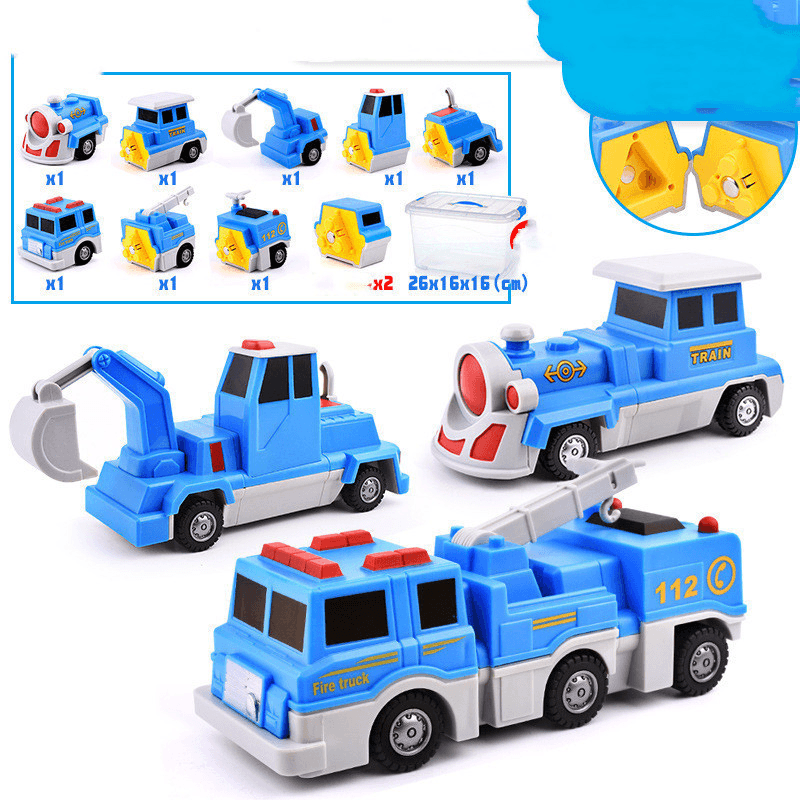 Children'S Sea Land and Air Magnetic Blocks