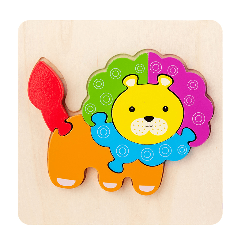 Creative Children'S Wooden Thickened Jigsaw Puzzle Toy