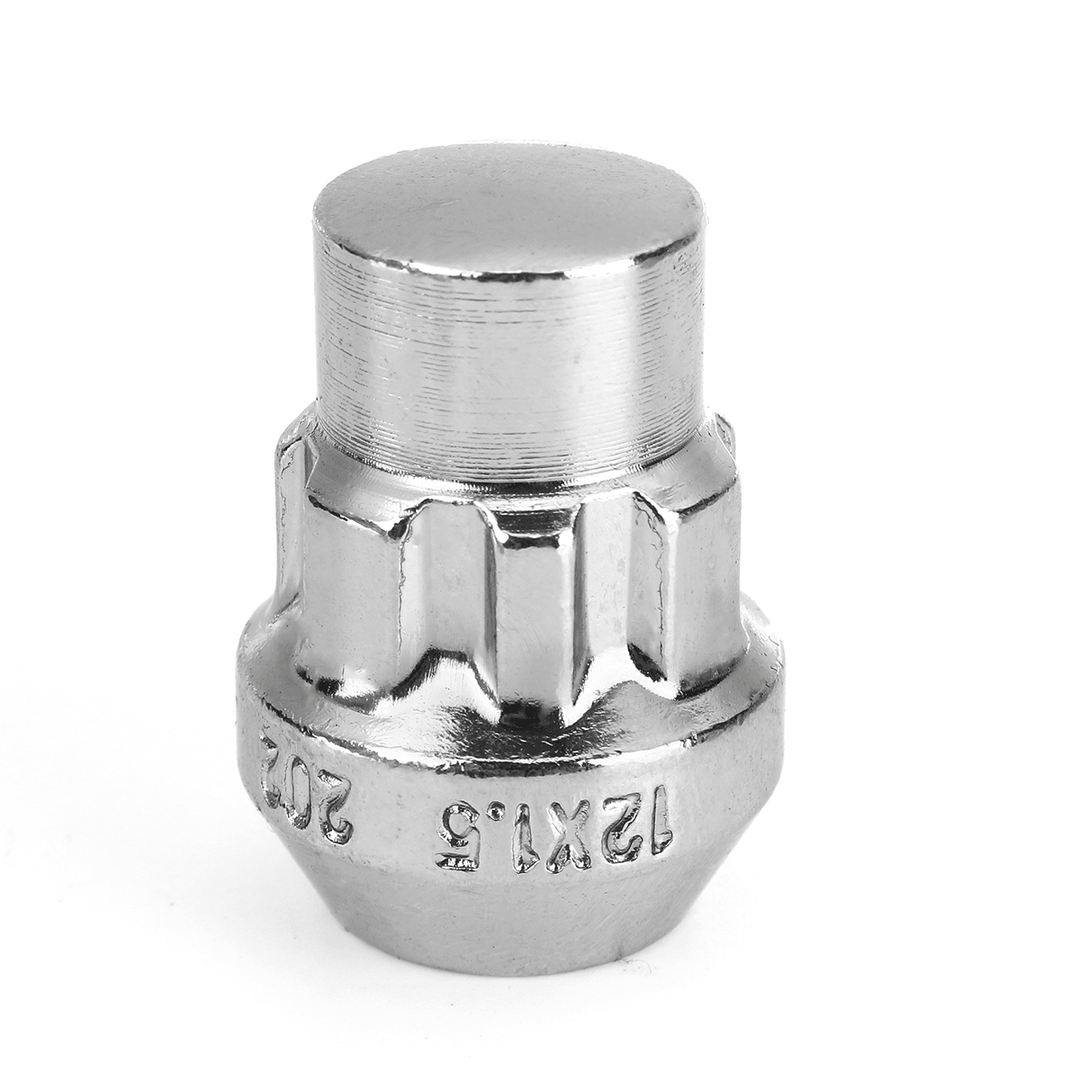 21Pcs M12X1.5Mm Locking Wheel Lock Nuts 60 Degree Tapered Security Bolts Key for Ford