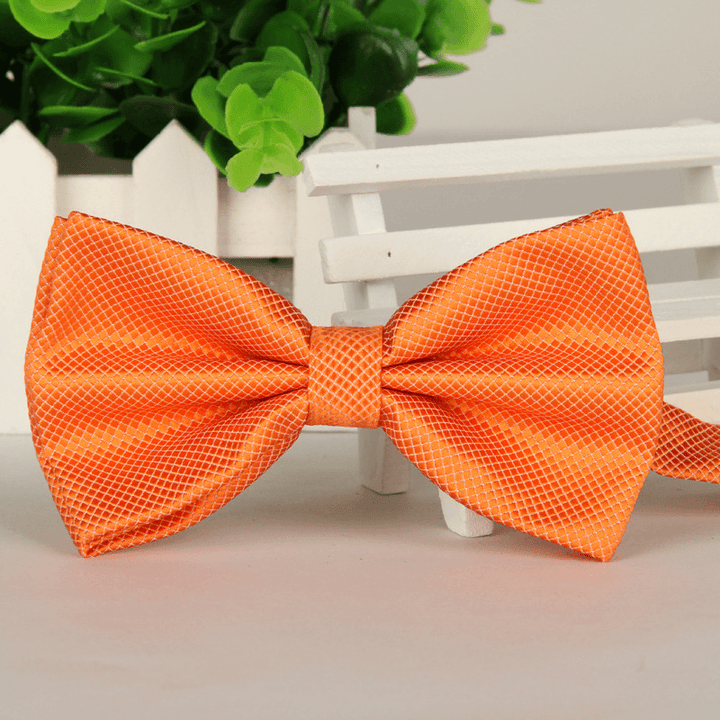 Bow Tie Men'S Polyester Yarn Casual Jacquard