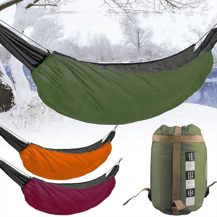 Camping Hammock Underquilt Outdoor Winter down Warm Sleeping Bag Portable Folding Hammock Cover