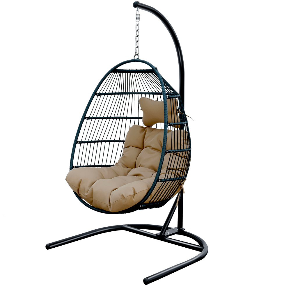 HUOJI HW002C Foldable Swing Chair with Stand