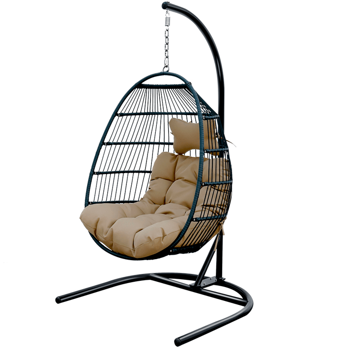 HUOJI HW002C Foldable Swing Chair with Stand