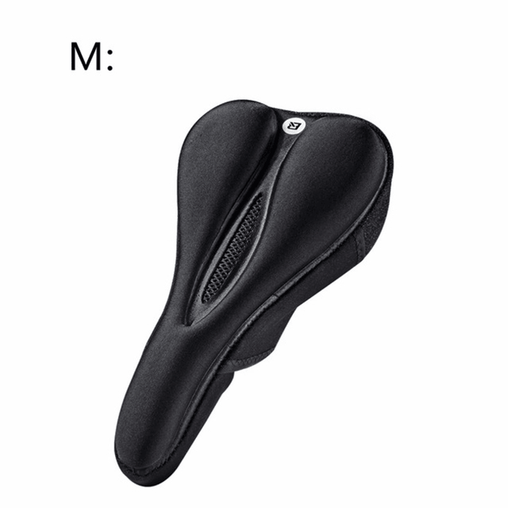 ROCKBROS Sponge Cycling Sport Bike Saddle Soft Pillow Seat Breathing Non Slip Hollow Saddle - MRSLM