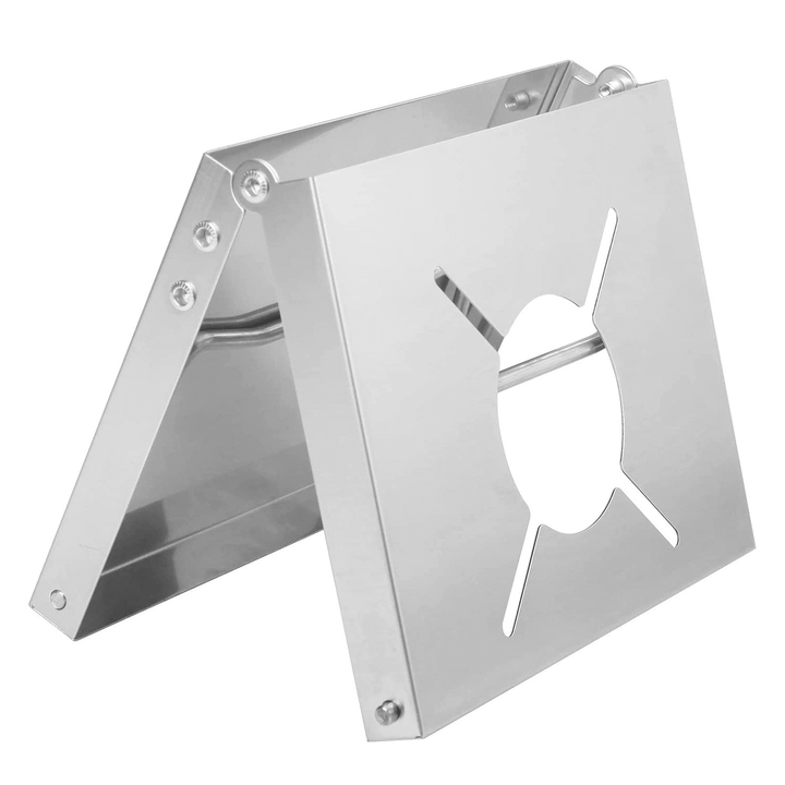 Ipree¬Æ Stainless Steel Camping Stove Bracket Heat Insulation Table Gas Furnace Folding Cooker Table Stove Accessories