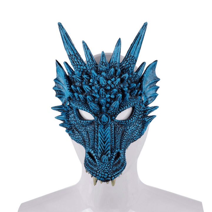 3D Animal Dragon Horror Mask Props Halloween Carnival Halloween Party Cosplay