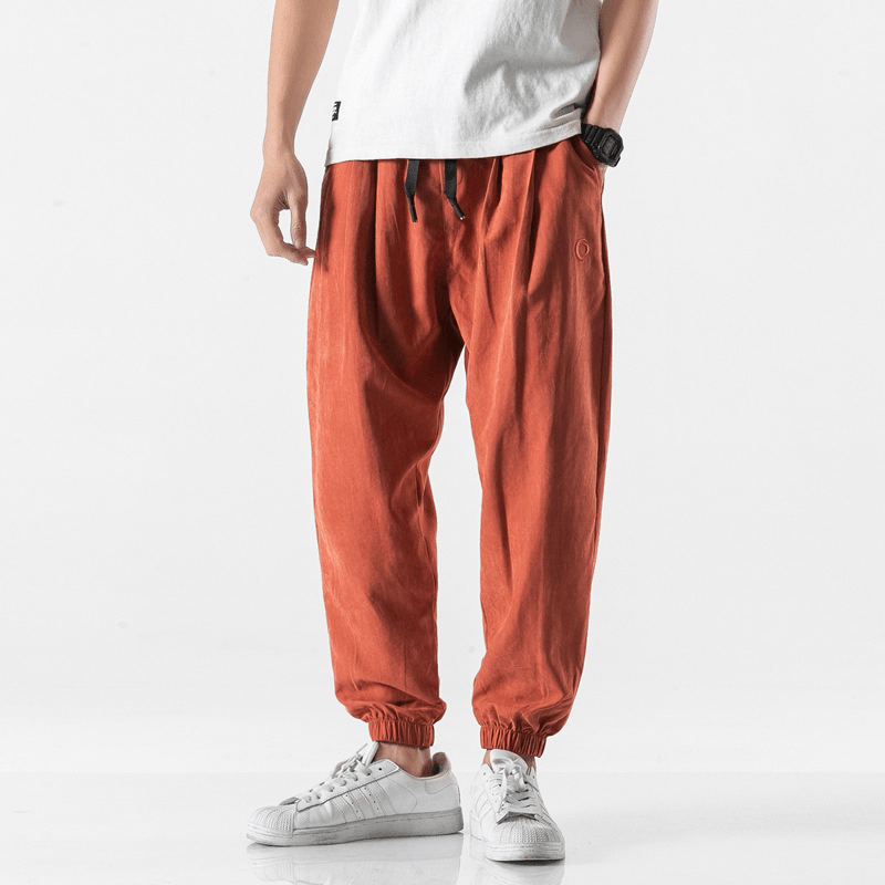 Summer Thin Loose Trousers Men'S Casual Trousers