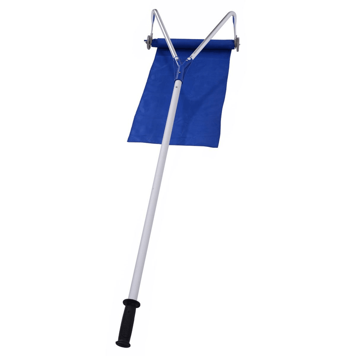 193-640Cm Roof Snow Shovel Telescopic Rod Roof Rake Roof Snow Removal System Oxford Cloth Roof Rake for Removing Snow Cleaner