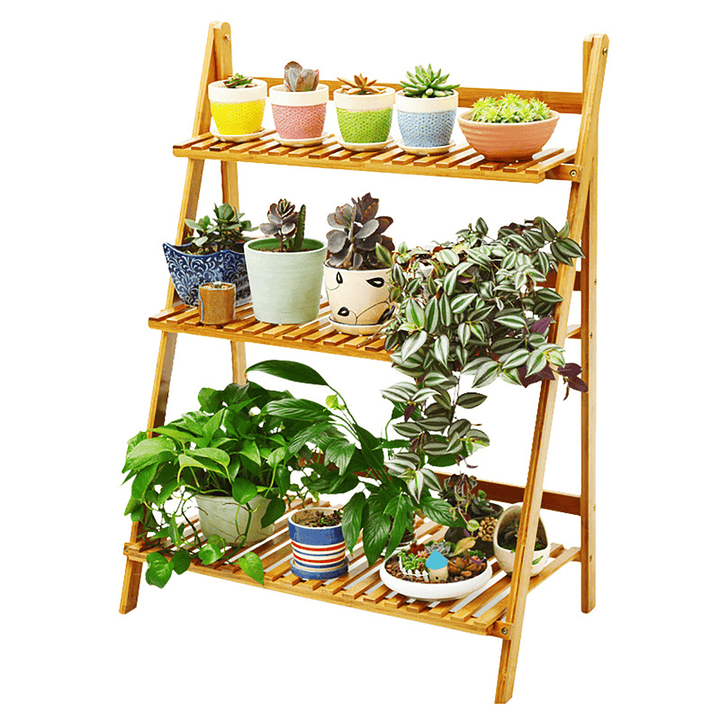 Mumaren NZ001 Multilayer Garden Storage Shelf Waterproof Antifouling with Safety Back Barrier Design Flower Stand