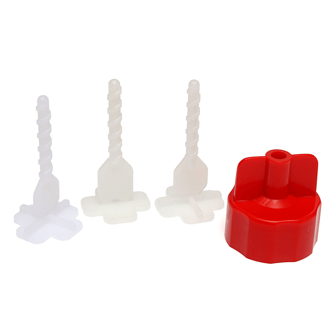 50 Pcs Flat Tile Ceramic Leveling System Kit Floor Wall Spacer Strap Tools Tile Spacers