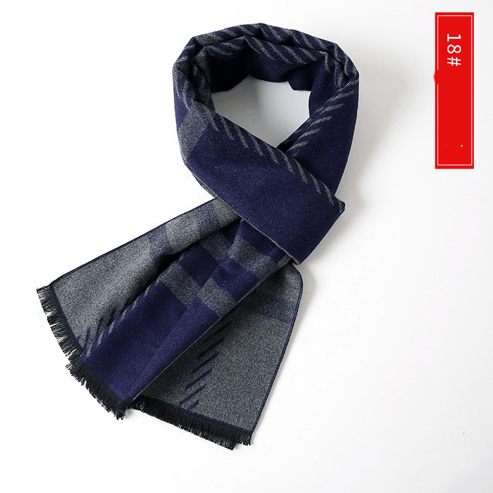 Men'S Extended Cashmere All-Match Warm Scarf