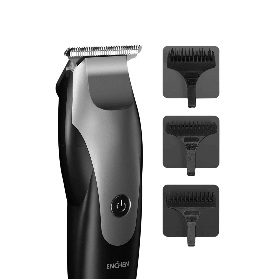 ENCHEN Hummingbird Electric Hair Clipper USB Charging Low Noise Hair Trimmer with 3 Hair Comb From