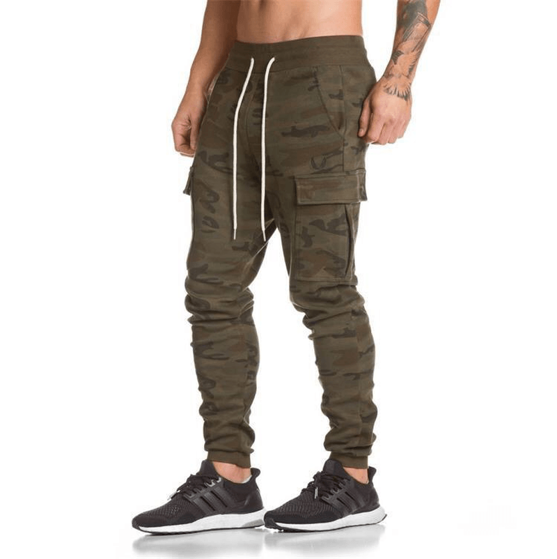 Sports Casual Pants Camouflage Fitness Training Slim