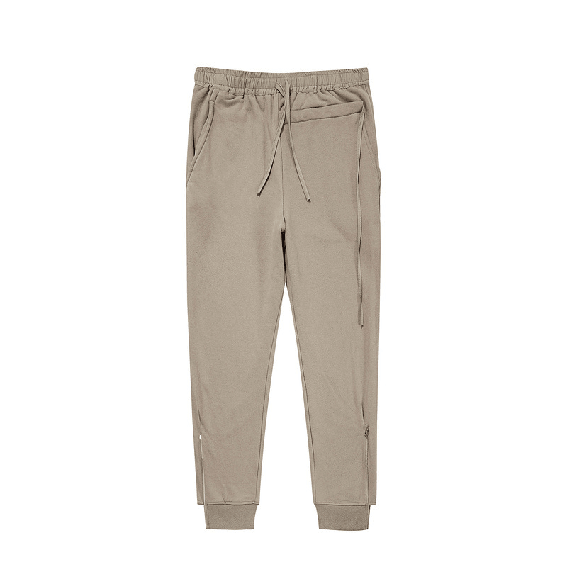 High Street Zip and Fleece Sweatpants Fashion