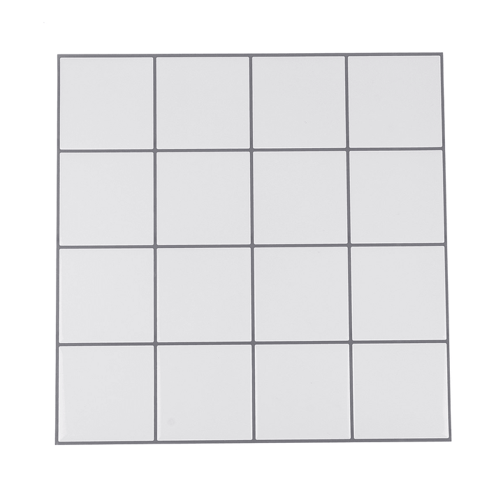 3D Tile Stickers Kitchen Bathroom Self-Adhesive Wall Cover Decal Sticker 12''X12''