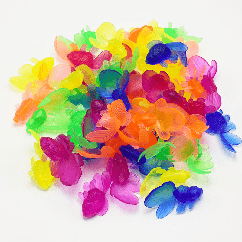 Plastic Environmental Protection Colorful Simulation Goldfish