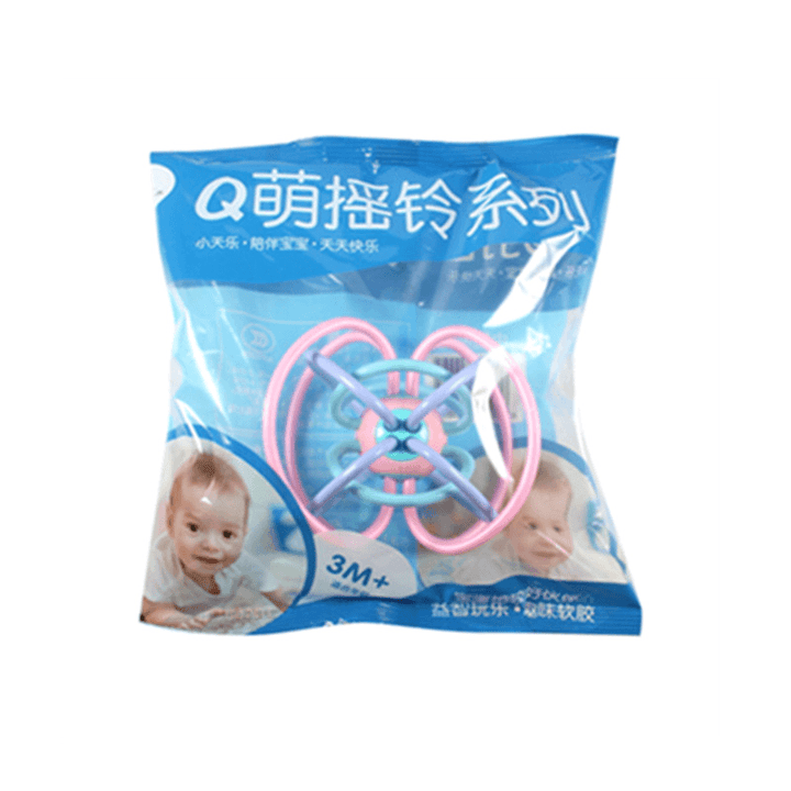 Teether Baby Rattle Hand Catching Ball Toy